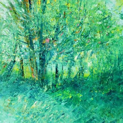 Peinture A travers les arbres par Levesque Emmanuelle | Tableau  Huile