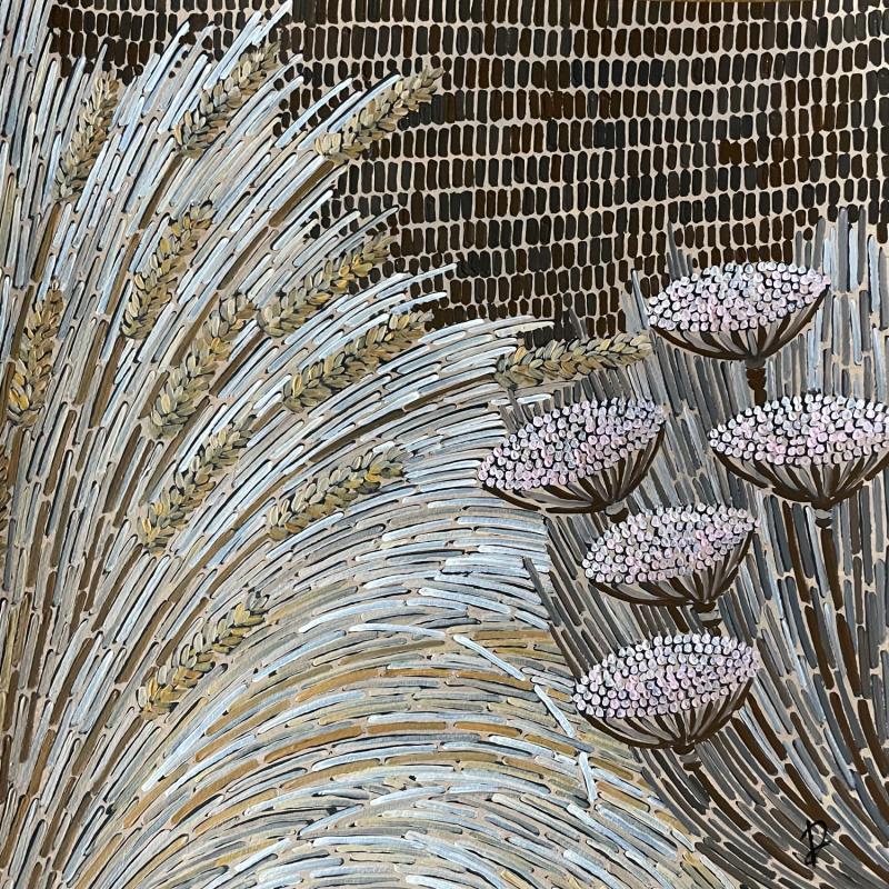 Painting steppe by Dmitrieva Daria | Painting Impressionism Nature Acrylic