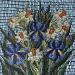 Peinture Iris&narcisses par Dmitrieva Daria | Tableau Impressionnisme Nature Acrylique