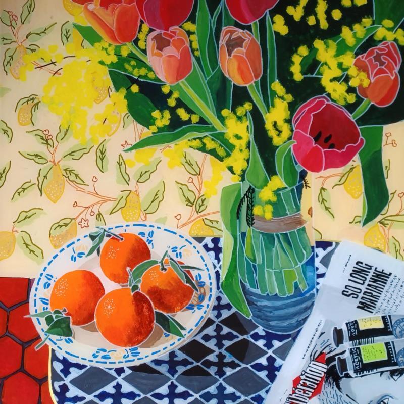 Peinture L'hiver était terriblement Pop par Auriol Philippe | Tableau Figuratif Natures mortes Plexiglas Acrylique Posca