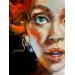 Painting Sorpresa by Abbondanzia Monica | Painting Figurative Portrait Oil Acrylic