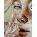 Painting Sfiorando te  by Abbondanzia Monica | Painting Figurative Portrait Acrylic