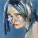 Painting Guardami by Abbondanzia Monica | Painting Figurative Portrait Acrylic