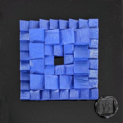 Peinture Davao par Bauquel Véronique | Tableau Abstrait Acrylique, Bois, Collage Minimaliste