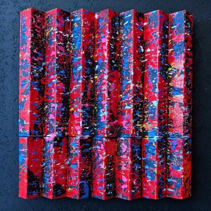 Peinture Bc14 touche face par Langeron Luc | Tableau Matiérisme Acrylique, Bois, Résine