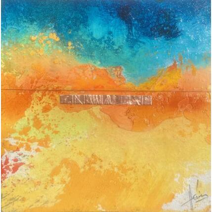 Painting Abstraction # 3735 by Hévin Christian | Painting Abstract Acrylic, Oil, Pastel Minimalist