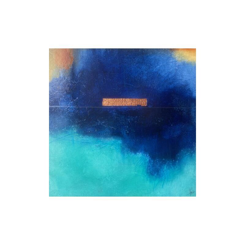 Peinture Abstraction # 3715 par Hévin Christian | Tableau Abstrait Minimaliste Huile Acrylique Pastel