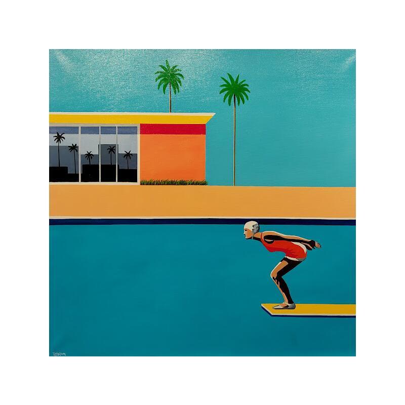 Peinture Before bigger splash par Trevisan Carlo | Tableau Huile