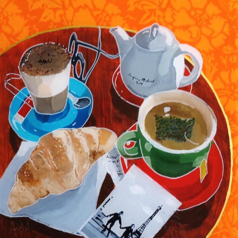 Painting On n'avait pas échappé au Trocadéro by Auriol Philippe | Painting Figurative Still-life Plexiglass Acrylic Posca