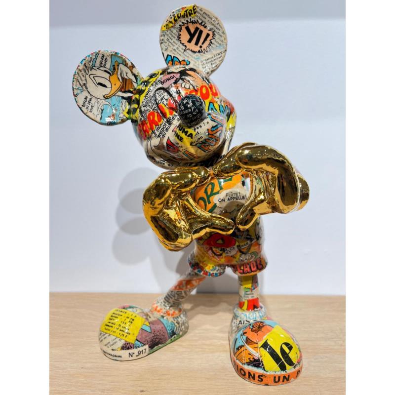 Sculpture Le journal de Mickey n°17 12.01.1970 par Atelier RingArt | Sculpture