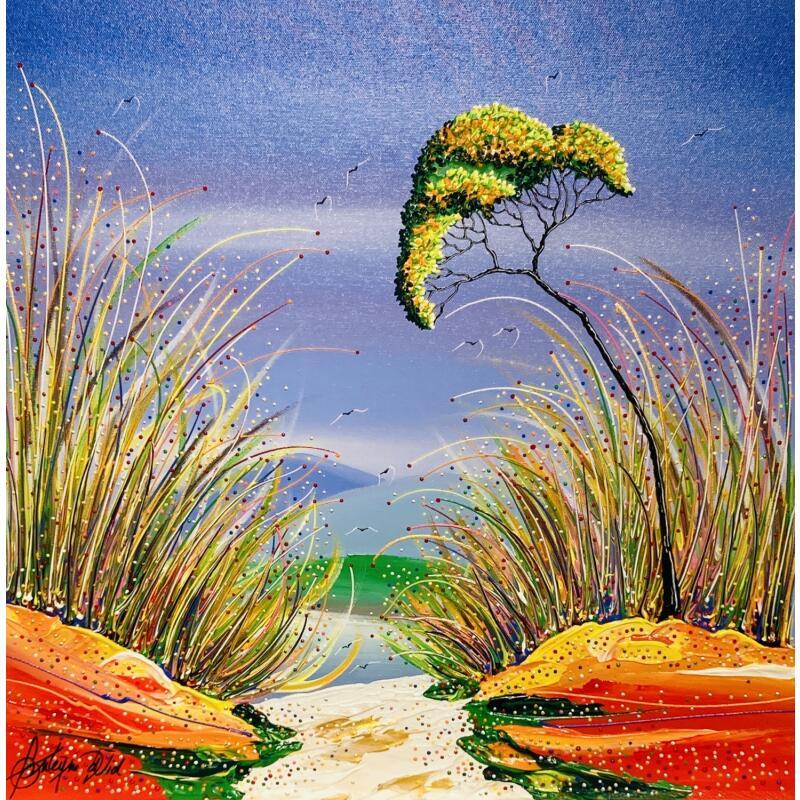 Peinture Le chemin à Toulon par Fonteyne David | Tableau Figuratif Acrylique