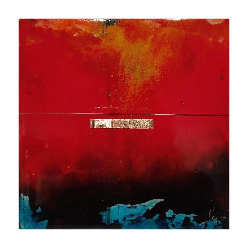 Painting Abstraction A by Hévin Christian | Painting Abstract Minimalist Oil Acrylic Pastel