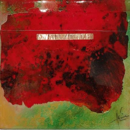 Peinture Abstraction B par Hévin Christian | Tableau Abstrait Acrylique, Huile, Pastel Minimaliste