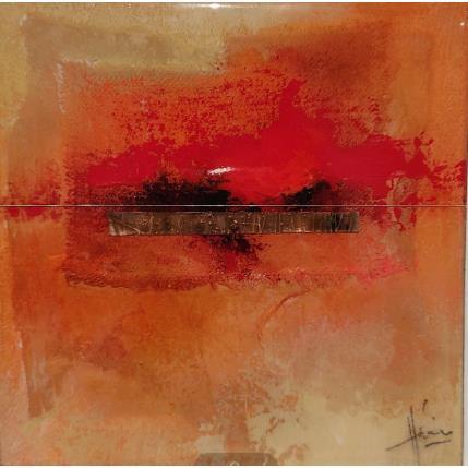 Painting Abstraction C by Hévin Christian | Painting Abstract Acrylic, Oil, Pastel Minimalist