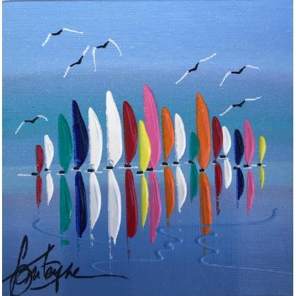 Painting Naviguer by Fonteyne David | Painting Figurative Acrylic Marine