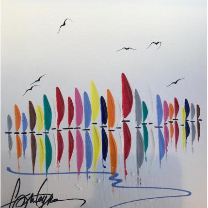 Peinture Avec nous ? par Fonteyne David | Tableau Figuratif Acrylique