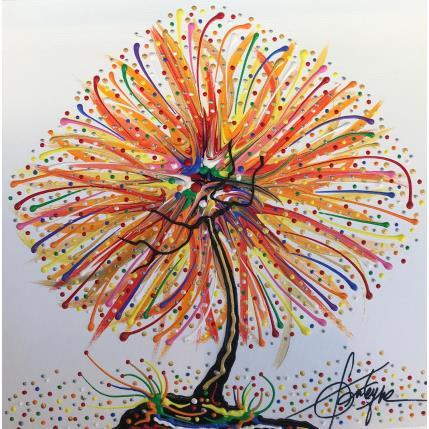 Peinture Le bonheur en couleur par Fonteyne David | Tableau Figuratif Acrylique