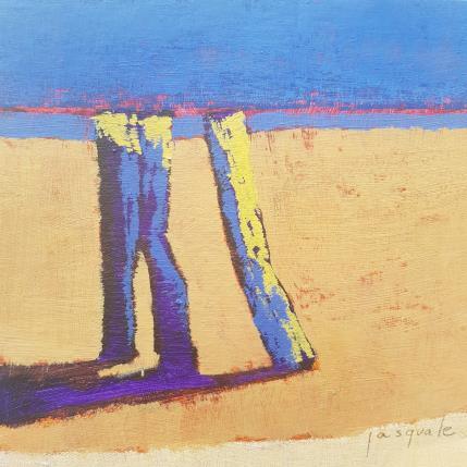 Painting Bise lame 2 by Pasquale | Painting Figurative Acrylic Architecture, Landscapes, Nature