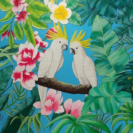 Painting Tropicale un coin de paradis by Geiry | Painting Subject matter