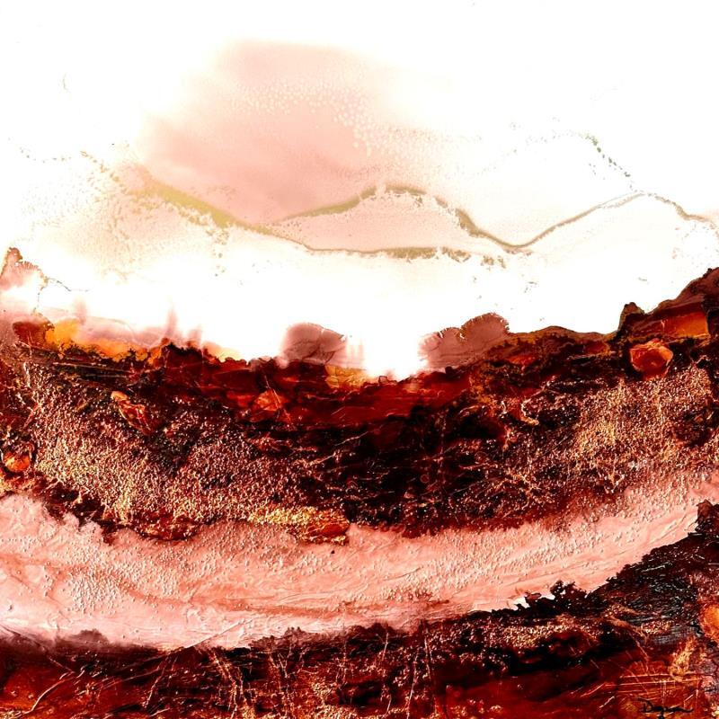 Painting 2383 Poésie Moccha Mousse by Depaire Silvia | Painting Abstract Landscapes Minimalist Acrylic