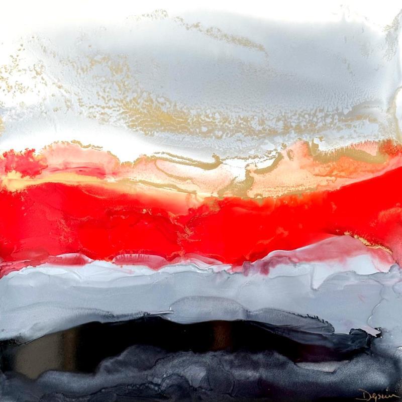 Peinture 2384 Poésie Florale  par Depaire Silvia | Tableau Abstrait Paysages Minimaliste Acrylique