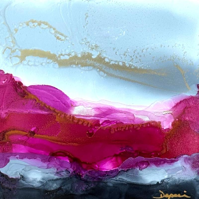 Peinture 2395 Poésie Florale par Depaire Silvia | Tableau Abstrait Paysages Minimaliste Acrylique