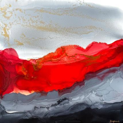 Peinture 2430 Poésie Florale par Depaire Silvia | Tableau Abstrait Acrylique Minimaliste, Paysages