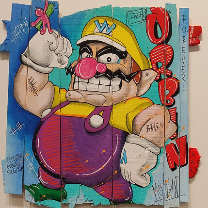 Peinture Force par Molla Nathalie  | Tableau Pop-art Acrylique, Posca Icones Pop