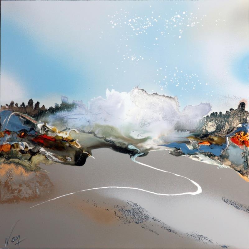 Gemälde C3481 von Naen | Gemälde Abstrakt Natur Acryl Tinte