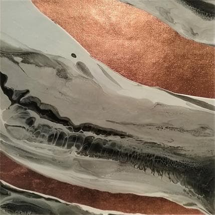 Peinture Cuivre et Fashion par Depaire Silvia | Tableau Abstrait Acrylique Minimaliste