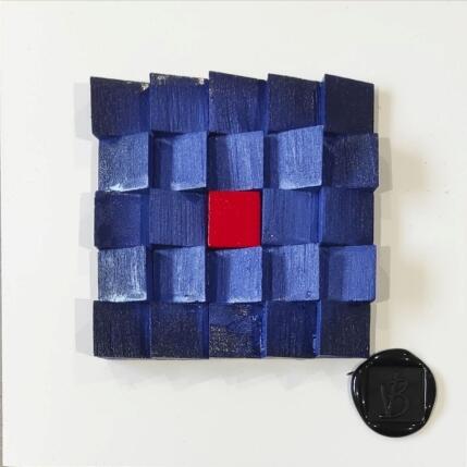 Painting Greigii by Bauquel Véronique | Painting Abstract Acrylic, Gluing, Wood Minimalist