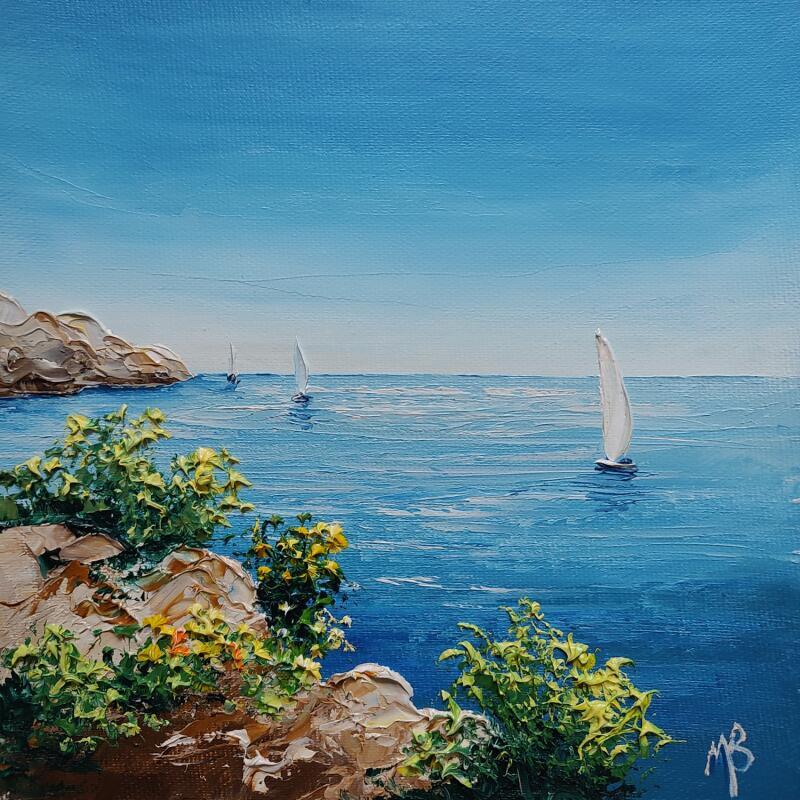 Peinture Loin de la ville par Blandin Magali | Tableau Figuratif Paysages Huile