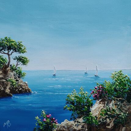 Peinture Instant détente par Blandin Magali | Tableau Figuratif Huile Paysages