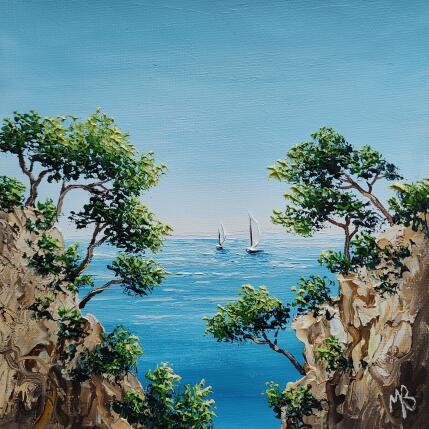 Peinture Paradis par Blandin Magali | Tableau Figuratif Huile Paysages