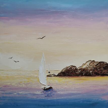 Peinture Emerveillement par Blandin Magali | Tableau Figuratif Huile Paysages