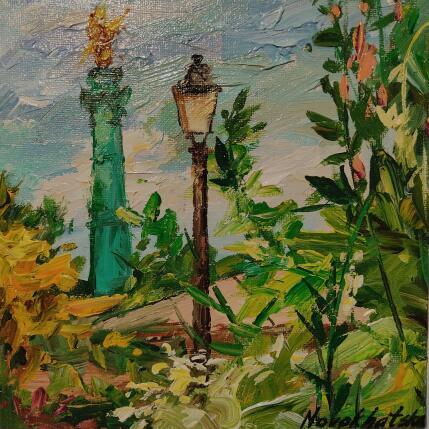 Gemälde Végétation de l'Arsenal von Novokhatska Olga | Gemälde Figurativ Acryl, Öl Pop-Ikonen, Urban