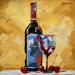 Painting Sip and Savour by Pigni Diana | Painting Impressionism Life style Still-life Minimalist Oil