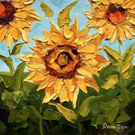 Peinture Radiant Summer Blooms par Pigni Diana | Tableau Impressionnisme Huile Nature, Natures mortes, Paysages