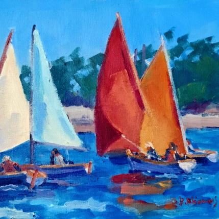 Painting Bord à bord by Aliamus Béatrice  | Painting Figurative Oil Marine, Pop icons