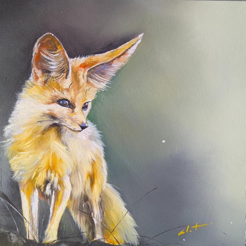 Peinture Olivia  par CLOT | Tableau Figuratif Animaux Huile