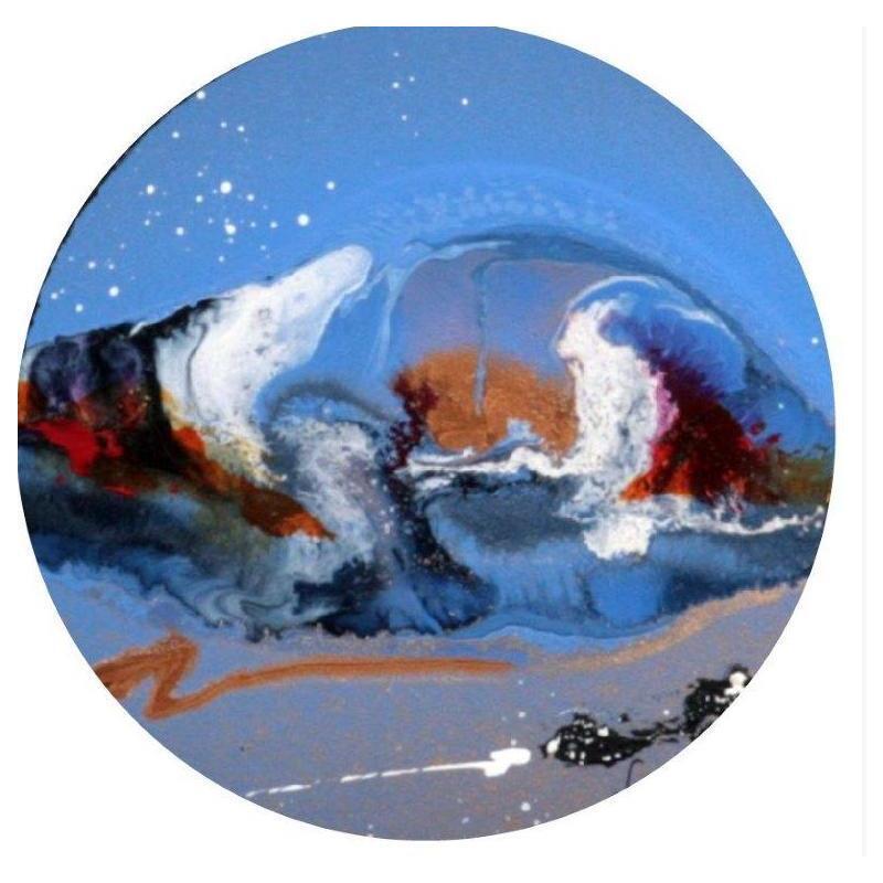 Painting C3252 by Naen | Painting Abstract Acrylic Ink