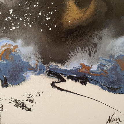 Painting C3558 by Naen | Painting Abstract Acrylic, Ink