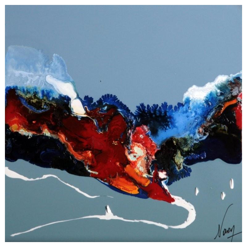 Peinture C3567 par Naen | Tableau Abstrait Acrylique Encre