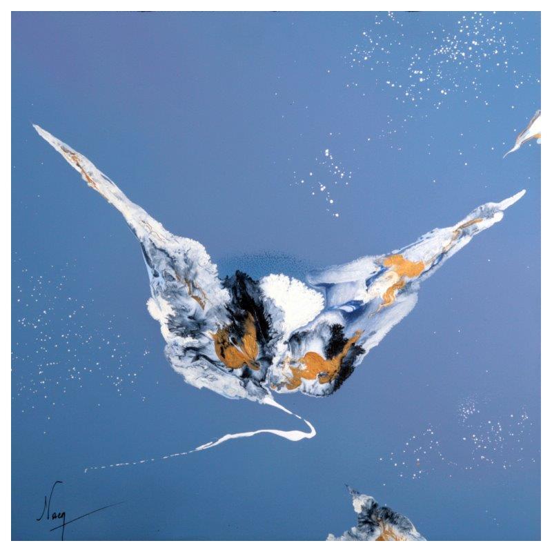 Painting C2319 by Naen | Painting Abstract Acrylic Ink