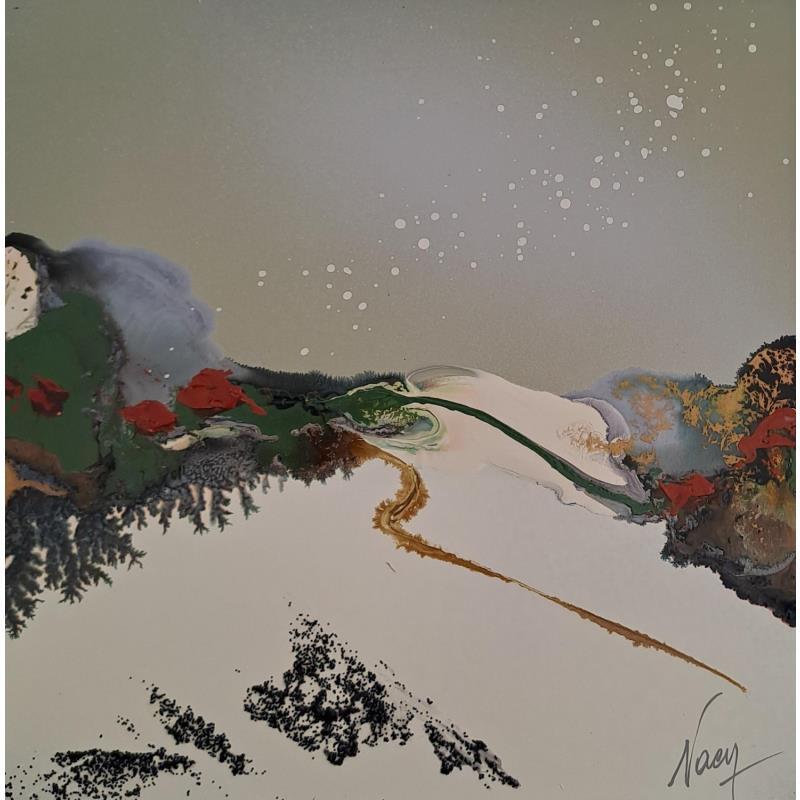 Painting C3476 by Naen | Painting Abstract Acrylic Ink