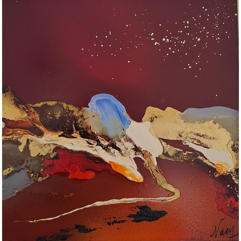 Peinture C3445 par Naen | Tableau Abstrait Acrylique Encre