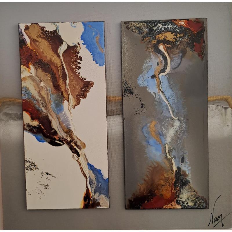 Painting C3352 by Naen | Painting Abstract Acrylic Ink