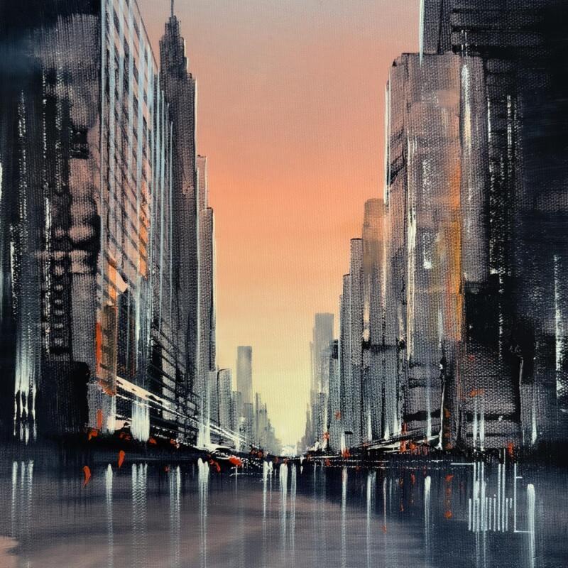 Painting Elumbus by Guillet Jerome | Painting Figurative Urban Oil