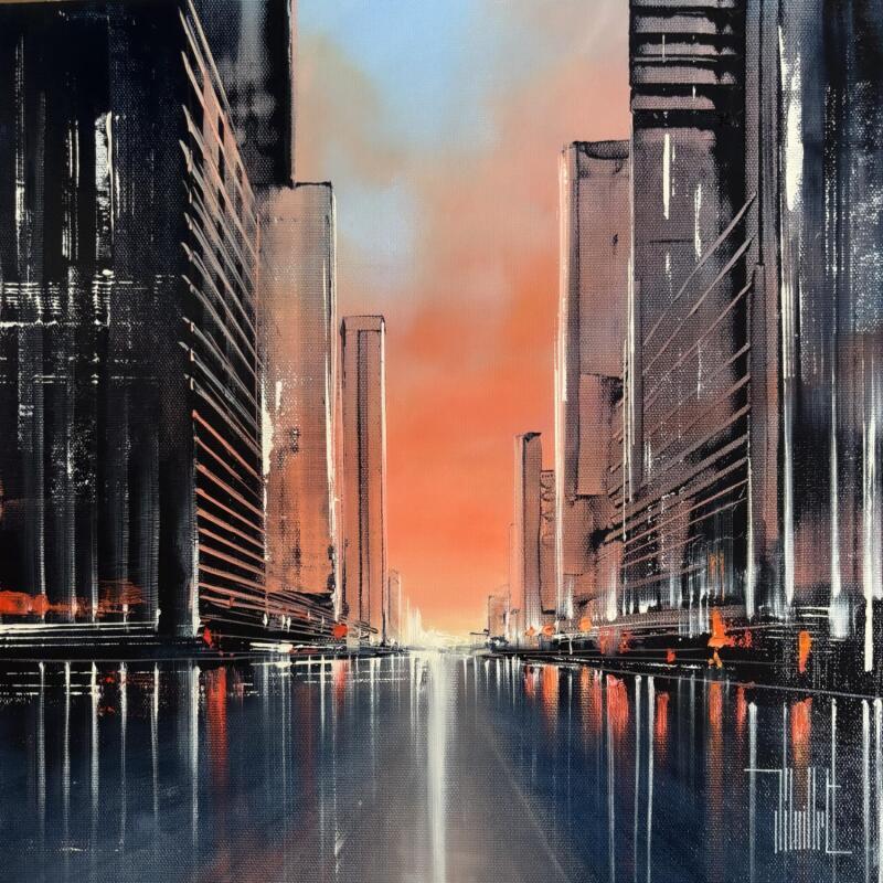 Peinture Corylus par Guillet Jerome | Tableau Figuratif Urbain Huile