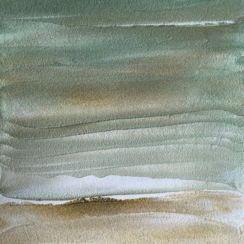 Painting Carré Crémeux by CMalou | Painting Subject matter Minimalist Sand